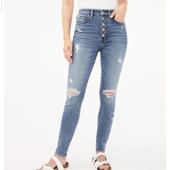 Aeropostale Other - ⬇️⬇️$60 AERO High Rise Button Fly Ankle Jegging 00
